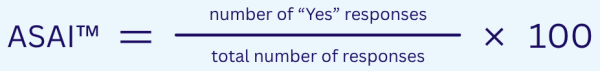ASAI formula